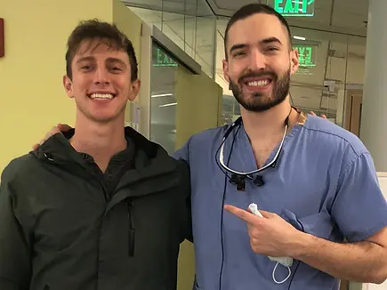 Dr Zack with orthodontic patient