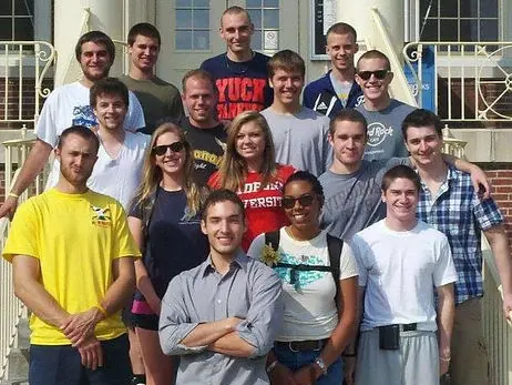 Dr Zack with Radford friends